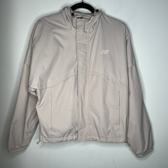 New Balance Beige Windbreaker Size Small - Picture 2 of 9
